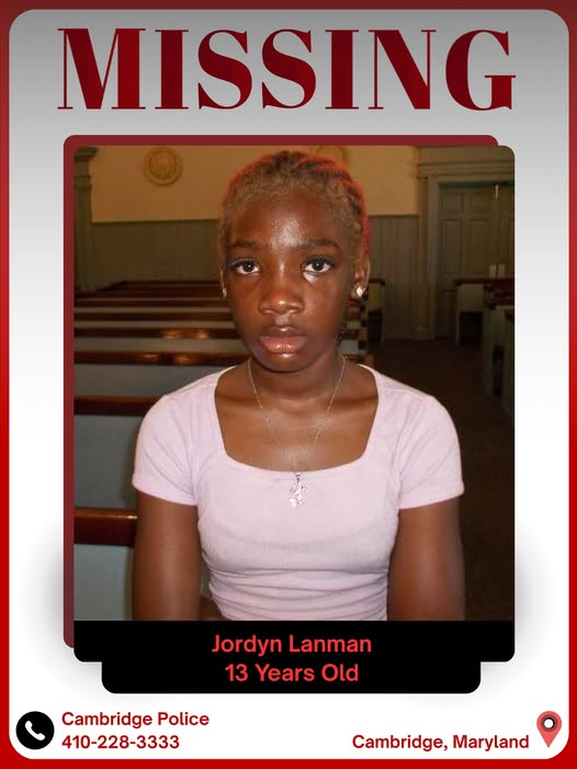 Heartbreak in Cambridge as 13-Year-Old Jordyn Lanman Remains Missing”