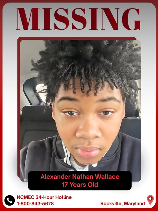 Rockville Family in Agony as 17-Year-Old Alexander Nathan Wallace Remains Missing