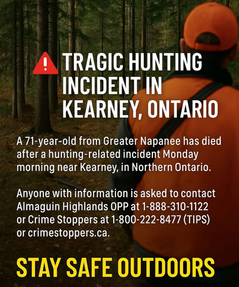 Heartbreak in the Highlands: 71-Year-Old Hunter Killed in Tragic Incident Near Kearney, Ontario 🌲
