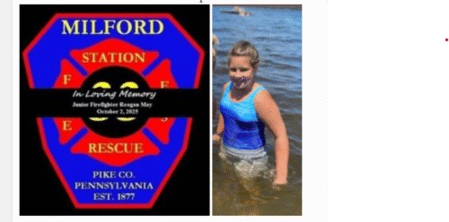 Reagan May Obituary: Milford Community Grieves Sudden Loss of 15-Year-Old Junior Firefighter