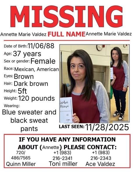 Tragic Loss in Domestic Violence Case: Annette Marie Valdez Deceased